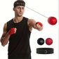 Gymbodiez© - Premium Adjustable Boxing Reflex Ball Set with Sweat-Proof Headband - Enhance Speed & Coordination