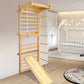 Gymbodiez© - Premium Multifunctional Wooden Wall Bars & Climbing Frame