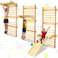 Gymbodiez© - Premium Multifunctional Wooden Wall Bars & Climbing Frame