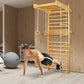 Gymbodiez© - Premium Multifunctional Wooden Wall Bars & Climbing Frame