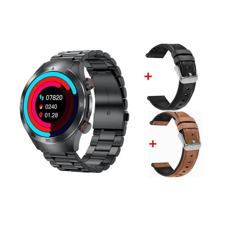 Gymbodiez© HealthWave Max - Premium Medical Smartwatch for Blood Diagnostics