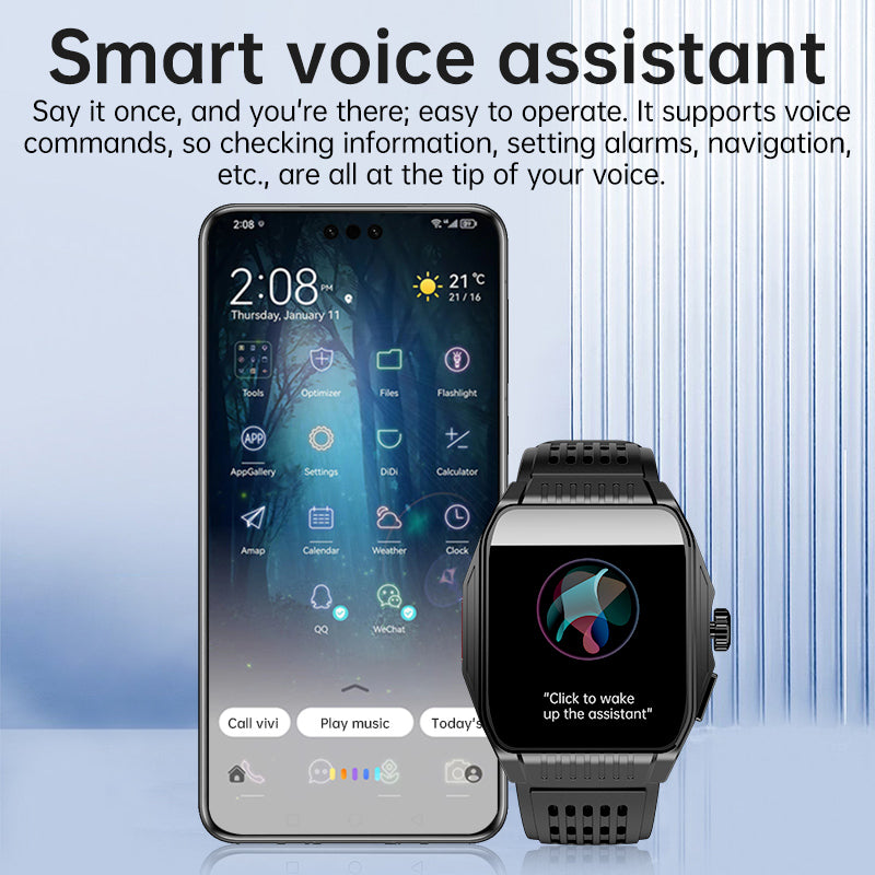 Gymbodiez© GZ03: Advanced Sleep Aid & Health Monitoring Smartwatch