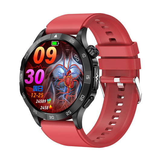 Gymbodiez© - Premium AMOLED Smartwatch | ECG, Blood Oxygen, HRV & Temperature Tracking | Bluetooth Calling | 7-Day Battery | IP67 Waterproof