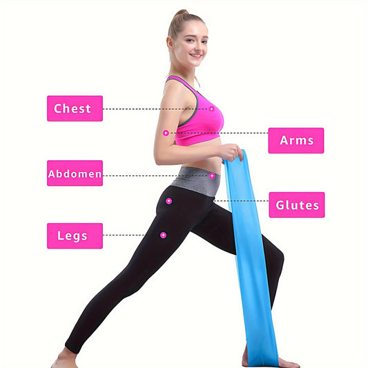 Gymbodiez© - Premium Yoga Resistance Band - Multifunctional Elastic for Fitness & Body Shaping