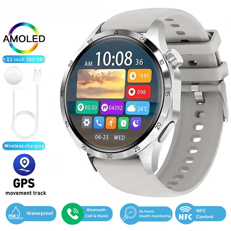 Gymbodiez© - 2025 New GT4 Pro Blood Sugar Monitoring Smartwatch - GPS tracker