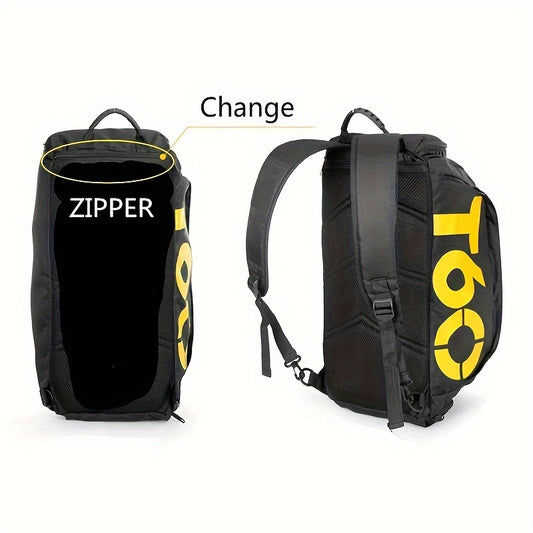 Gymbodiez© - Premium Waterproof Gym Bag - Durable Nylon Fitness Backpack
