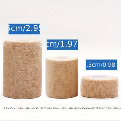 Gymbodiez© - Premium Elastic Self-Adhesive Sports Bandage Roll for Injury Support