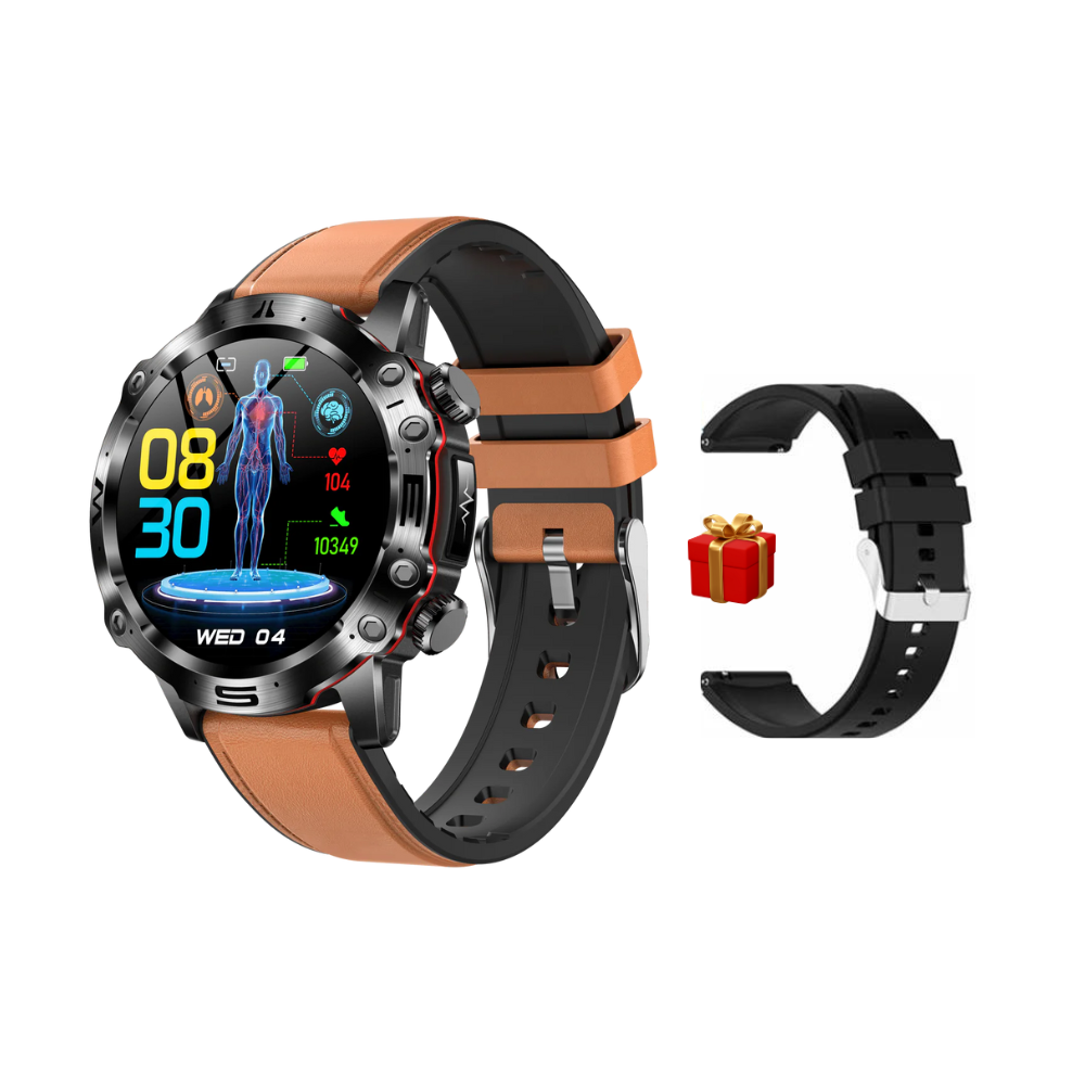 Gymbodiez© Pro: Premium ECG, HRV & Health Monitoring Smartwatch