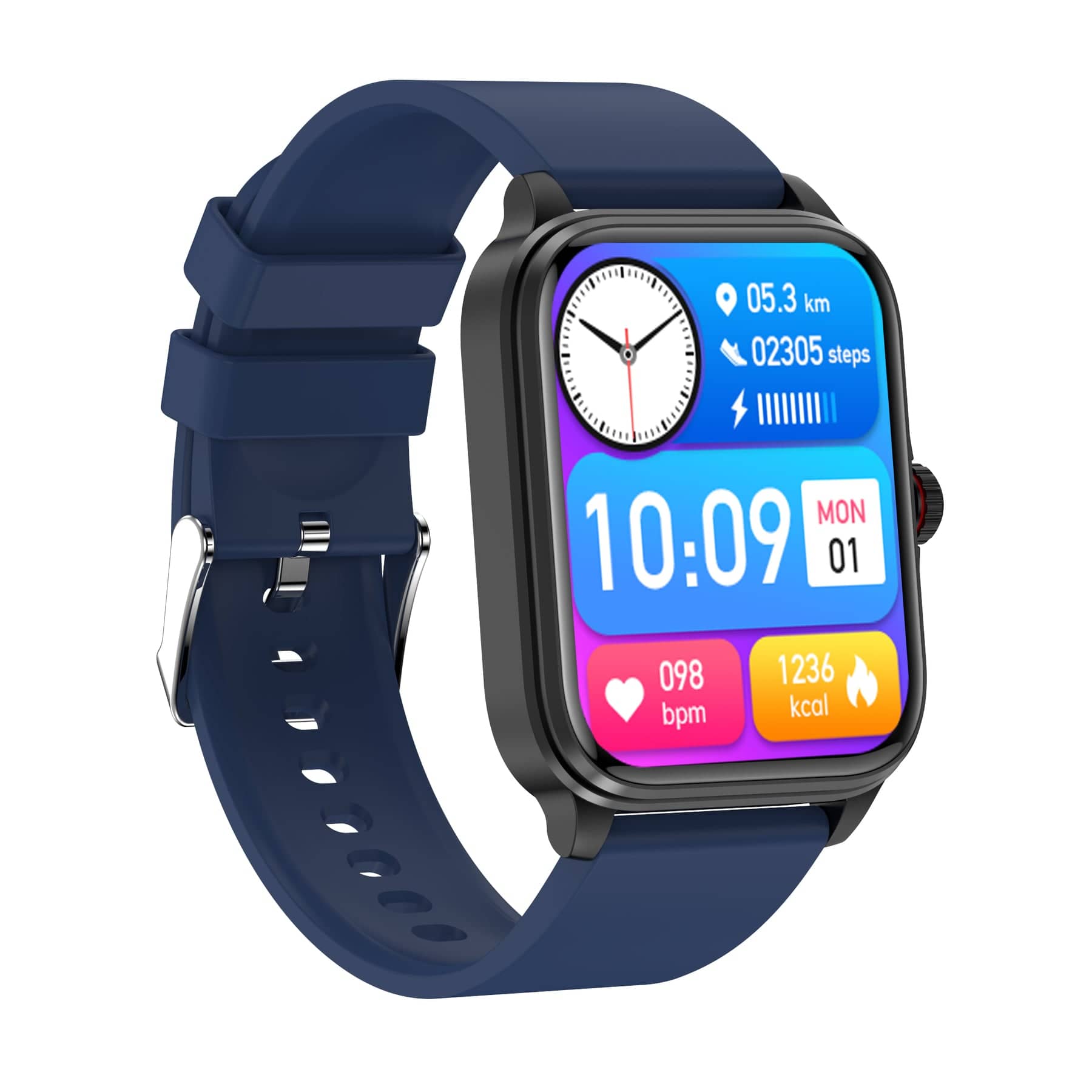 Gymbodiez© - GZ90 Large 1.91-inch Full-touch Screen Non-invasive Blood Glucose Fashion Health Smart Watch