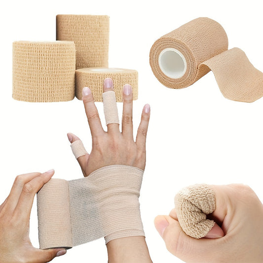 Gymbodiez© - Premium Elastic Self-Adhesive Sports Bandage Roll for Injury Support