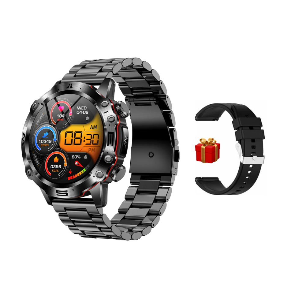 Gymbodiez© Pro: Premium ECG, HRV & Health Monitoring Smartwatch