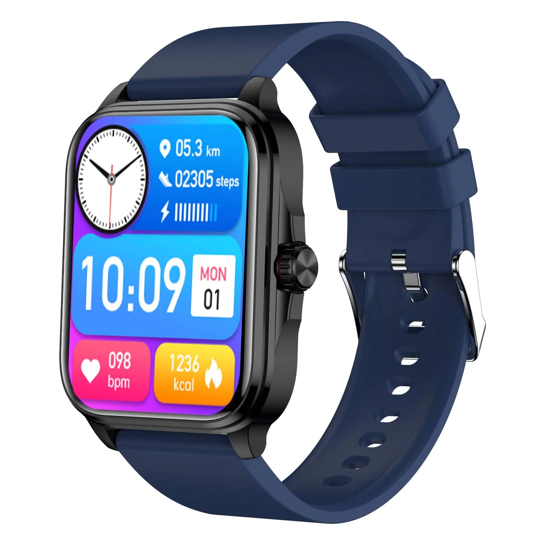 Gymbodiez© - GZ90 Large 1.91-inch Full-touch Screen Non-invasive Blood Glucose Fashion Health Smart Watch