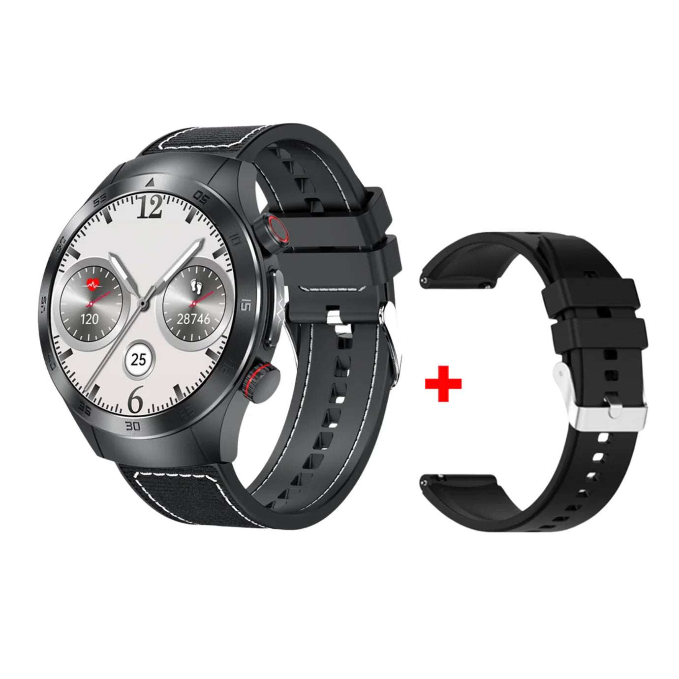 Gymbodiez© HealthWave Max - Premium Medical Smartwatch for Blood Diagnostics