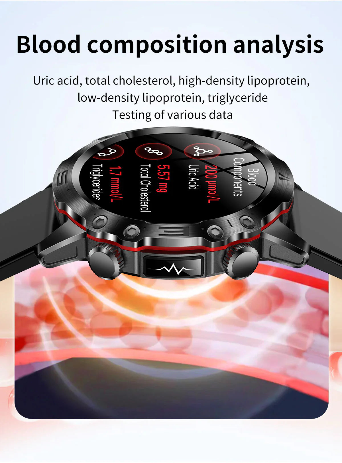 Gymbodiez© Pro: Premium ECG, HRV & Health Monitoring Smartwatch