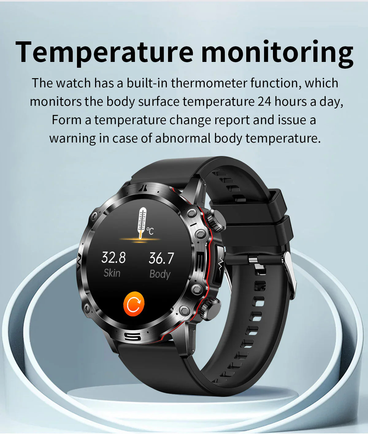 Gymbodiez© Pro: Premium ECG, HRV & Health Monitoring Smartwatch