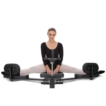 Gymbodiez© - Premium Black Leg Stretching Machine for Home Fitness