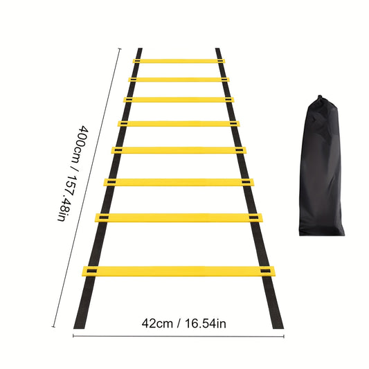 Gymbodiez© - Premium Agility & Speed Training Ladder with Carry Bag