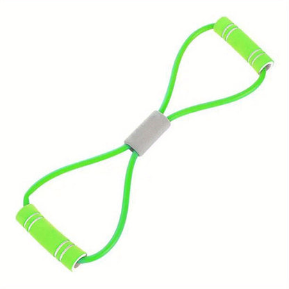 Gymbodiez© - Premium 8-Shaped Tension Belt & Elastic Resistance Band for Yoga & Pilates