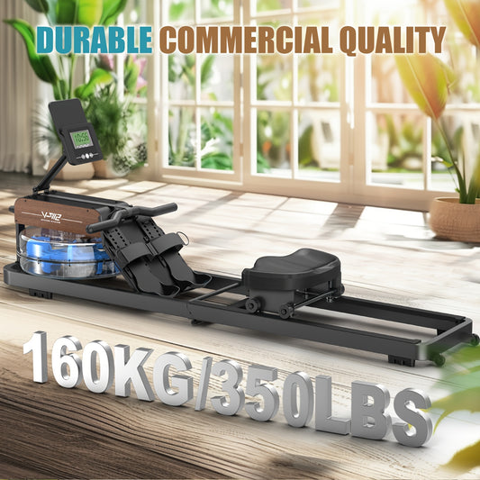 Gymbodiez® Premium Water Resistance Rowing Machine – Foldable, Smooth & Full-Body Workout (149KG Capacity)
