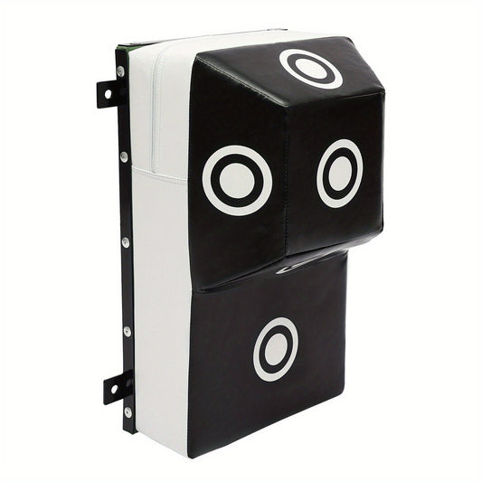 Gymbodiez© - Premium Wall-Mounted Boxing Bag - Durable Faux Leather MMA Target