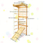Gymbodiez© - Premium Multifunctional Wooden Wall Bars & Climbing Frame