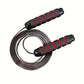 Gymbodiez© - Premium Adjustable Steel Jump Rope - Anti-Tangle Foam Handles for Fitness & Slimming