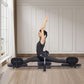 Gymbodiez© - Premium Black Leg Stretching Machine for Home Fitness