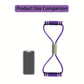 Gymbodiez© - Premium 8-Shaped Tension Belt & Elastic Resistance Band for Yoga & Pilates
