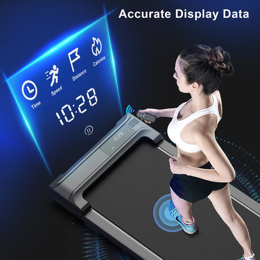 Gymbodiez© - Premium Folding Electric Treadmill with LED Display & APP - Compact Walking Pad for Home & Office