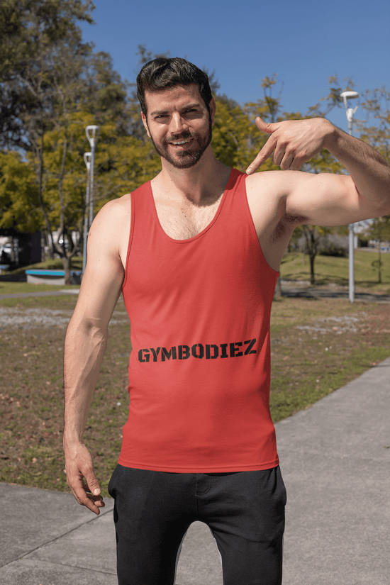 Male Fitness Model that is wearing a gymbodiez outfit and promoting the best home gym equipment